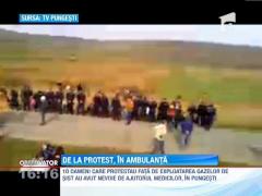 Vaslui: Proteste la Pungesti, fata de inceperea lucrarilor de explorare pentru gaze de sist