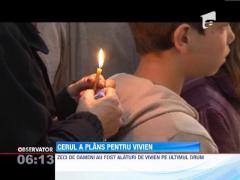 Ioana Vivien, fetita omorata si aruncata la gunoi, condusa pe ultimul drum