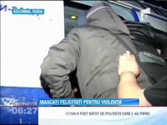 Suspectul de crima, care a provocat protestele violente la Moscova, batut cu bestialitate de mascatii rusi