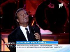 Julio Iglesias se intoarce in Bucuresti