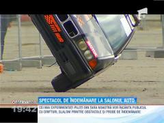 Spectacol de indemanare la Salonul Auto