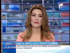 Trei eleve din Vaslui au fost filmate in timp ce dansau pe banci