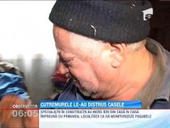 Casele din Izvoarele, din ce in ce mai afectate de cutremure