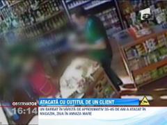 Vanzatoare atacata cu un cutit de un client