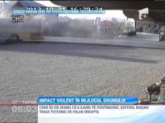 Accident rutier violent, in judetul Buzau!