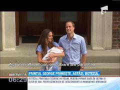 Bebelusul regal, printul George de Cambridge, urmeaza a fi botezat