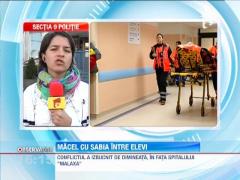 Macel cu sabia intre elevii liceului "Dimitrie Leonida"