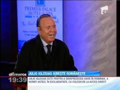 Julio Iglesias va canta pentru a 12-a oara in Romania