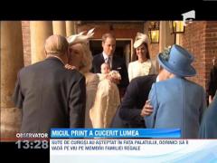 Printul George a fost crestinat la capela Palatului Saint James din Londra