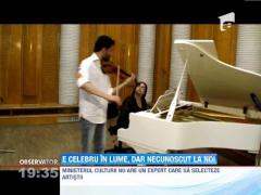 Violonistul Razvan Stoica este celebru in lume, dar necunoscut in Romania