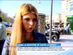 Atentie! Hainele expuse in outlet-uri pot avea defecte