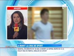 Un elev din Targoviste  a murit in timpul orelor de sport