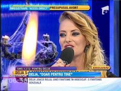 Delia joaca rolul unei fantome, in ultimul ei videoclip