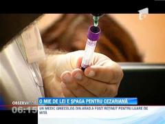 O mie de lei, spaga pentru o cezariana