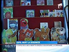O fetita de sase ani a murit in bratele educatoarei