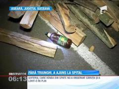 Lipsa unui triunghi reflectorizant a provocat un accident grav