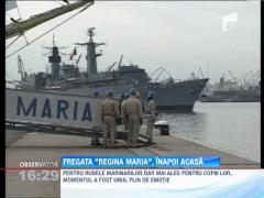 Fregata "Regina Maria" s-a intors in portul Constanta