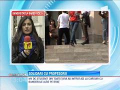 Profesorii si studentii mai multor universitati au intrat in greva japoneza