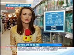 Senat: Etichetele sticlelor de apa potabila trebuie sa prevada continutul de nitrati si nitriti