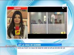 Jaf la o casa de schimb valutar din Cluj-Napoca