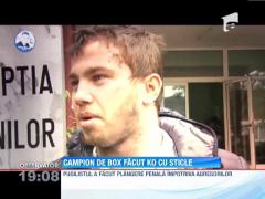 Un campion la box a fost snopit in bataie, in fata unui bar din Deva!