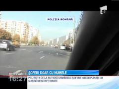Poliţiştii de la Rutieră urmăresc şoferii indisciplinaţi