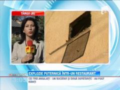 Explozie puternică în centrul oraşului Caracal