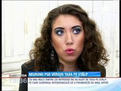 Neuronii PSD versus taxa pe stâlp
