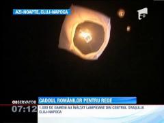 1.000 de lampioane, cadoul românilor pentru Regele Mihai