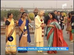 Prinţul Charles, în vizită la cel mai mare templu hindus din lume