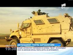 Antrenamente dure pentru militarii români care merg în Afganistan