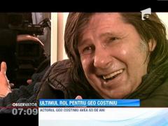 Actorul Geo Costiniu a fost răpus de un cancer agresiv