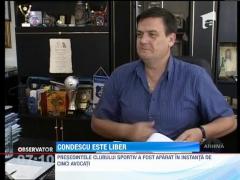 Marin Condescu a fost eliberat!