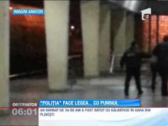 Un poliţist şi un paznic au bătut crunt un bărbat, pe un peron din gara din Ploieşti