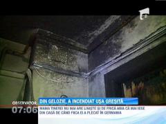 Un tânăr gelos din Constanţa a incendiat din greșeală ușa unor vecini