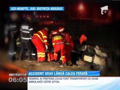 Accident grav lângă calea ferată