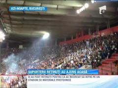 Suporterii reţinuţi în Grecia, repatriaţi