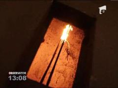 Iaşi: Flăcări intr-un lift