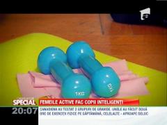 Studiu: Femeile care fac sport în timpul sarcinii nasc copii mult mai inteligenţi