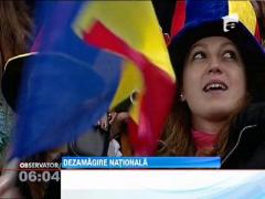 Suporterii naţionalei, dezamăgiţi de jocul tricolorilor din partida cu Grecia