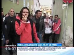 Salman Khan, "păzit" de zeci de fane, la Sighişoara