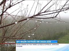 Carambol cu opt maşini din cauza ceţii