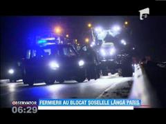 Parisul, blocat de fermieri