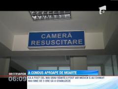 Suceava: O şoferiţă a intrat cu maşina într-un stâlp de pe marginea unui drum