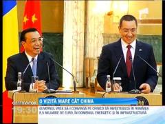 Premierul Chinei și 400 de oameni de afaceri au ajuns în România