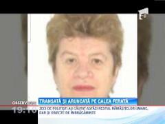 Trupul unei femei a fost găsit tranşat, lângă o cale ferată din Alba!