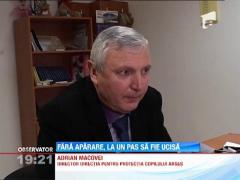 O fetiţă internată la un centru social din Câmpulung Muscel, la un pas să fie ucisă