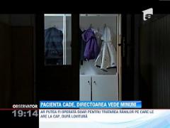 Pacienta cade, directoarea centrului social din Câmpulung Muscel vede minuni