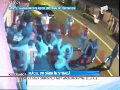 Măcel cu săbii în plină stradă, la Cluj