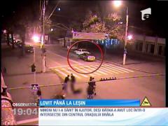 IMAGINI SOCANTE! Un bărbat a fost lovit cu sălbăticie până la leşin